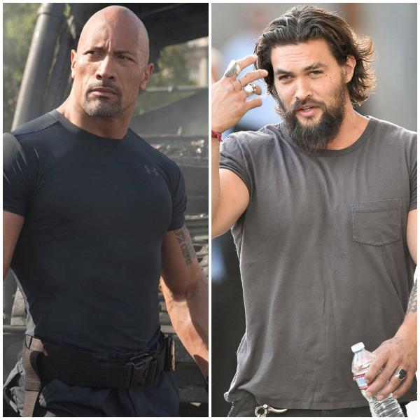 Dwayne Johnson versus Jason Mamoa